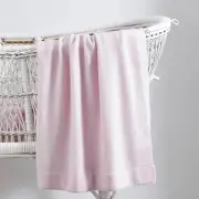 Cashmere Baby Blanket - Blush by Philé | the memo