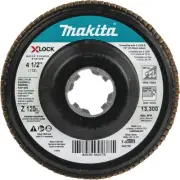 Makita X-LOCK 4-1/2 In. x 7/8 In. 120-Grit Type 27 Zirconia Angle Grinder Flap