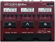 Zoom B3n | UK Version | Multi-Effects Processor for Bassists | winered