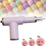 Electric Wool Felting Tool, Handheld Felt Punching Machine, Wool Felting Needle Tools, Craft Wool Felt DIY Stitch, 4 Needle Quick Tool, Built-in Speed Regulator, for Craft Make Felt Animals