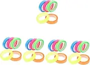 TEHAUX 5sets Highlighter Tape Removable Sticky Text Highlighter Strips Office Products 5rolls*5