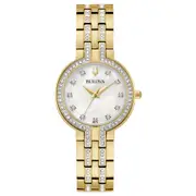 Bulova Classic Elegant Stainless Steel Crystal Box Set Women’s Watch (98X138)
