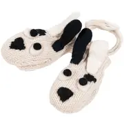 Nirvanna Designs Puppy2 Mittens in White at Nordstrom, Size Small