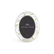 MICHAEL ARAM BUTTERFLY GINKGO LUXE OVAL PICTURE FRAME 175949.NEW IN BOX