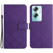 HT06 For Oppo A59 5G Leather Case Litchi Texture Flip Wallet Phone Cover