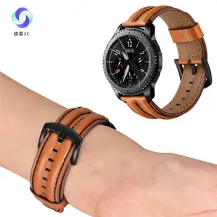 ASUS VivoWatch SP智慧手錶錶帶 真皮錶帶 VivoWatch SP替換腕帶 手環
