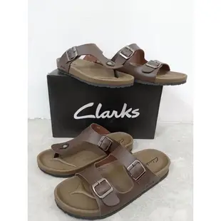 Clarks 涼鞋,純皮革,舒適,24 小時內發貨,拖鞋 Clarks,Kasut Kulit Clarks,男拖