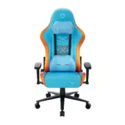 ONEX STC-X-P-BLO STC X Hardcore Gaming and Office Chair, Blue/Orange
