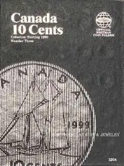 Whitman Canadian 10-Cent Vol. 3 Coin Folder, 1990-2012 #3204