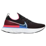Nike React Infinity Run FK Flyknit (Size 6.5) Black White Red Blue CD4371-005