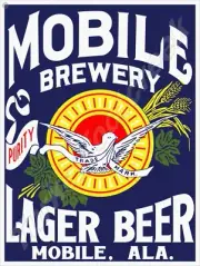 Mobile Brewery Lager Beer 18" x 24" Metal Sign