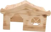 GREENADSCAPE Hamster House Pet Hideout for Small Animals Cozy Sleeping Space for Hamsters Guinea Pigs and Squirrels Safe and Design Charming Appearance