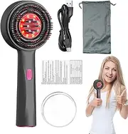 Lumetra Red Light Hair Massager | Lumetra Scalp Massager Comb Hair Growth | 2 In 1 Hair Oil Applicator | Lumetra Hair Massager Brush | Electric Scalp Massager Stimulator Tool