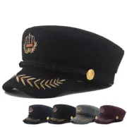 Captain Style Breton Cap Fisherman Greek Fiddler Unisex Hat Mariner Sailor Beret