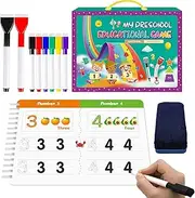 PELOSTA Montessori Busy Books for Toddlers,Preschool Learning Activities Handwriting Practice Book,Autism Sensory Toys Educational Toys for Kids,ABC Alphabet Learning Gifts for 3 4 5 6 Year Olds