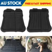 Inflatable Travel Car Camping Mattress Bed Back Seat Sleep Rest 2 Pillow Pump