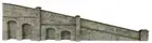 Metcalfe PN149 N Gauge Tapered Retaining Wall Stone Card Kit