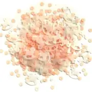 Sequins: It's a Girl - Shelly's Buttons Pink Embellishments - Craft Sewing Scrap