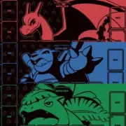 Set of 3 Pokemon Center Japan Rubber Playmat Charizard Blastoise Venusaur