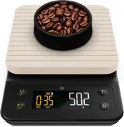 Greater Goods 0.1g Precision Coffee Scale with Timer–3kg Digital Scale Pour-Over
