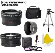 Accessory Kit for Panasonic Lumix DMC-FZ18 DMC-FZ28 DMC-FZ35 DMC-FZ38
