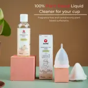 Avni Natural Menstrual Cup Wash 200ml (Pack of 2X100 ml) Fragrance Free Skin