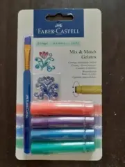 #121806 Faber-Castell Gelatos Mix and Match Crayon - Metallic