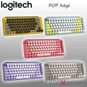 Logitech POP Keys Wireless Mechanical Keyboard with Custom Emoji Keys