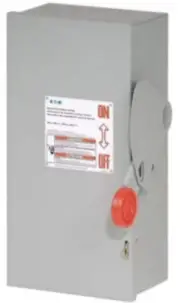 DH222NGK Cutler Hammer DH Series Disconnect 240V 60A Fusible Switch