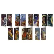 OFFICIAL MYLES PINKNEY MYTHICAL LEATHER BOOK WALLET CASE COVER FOR HTC PHONES 1