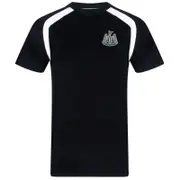 Newcastle United FC Newcastle United Mens T-Shirt Poly Tech Training Kit OFFICIAL Football Gift Black Large