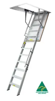 KASW110HCW - 3360 to 3730mm Ultimate Series Heavy Commercial Wide Attic Ladder