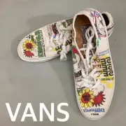 US 10 Vans VANS Men s Sneakers Circle Vee Circle Bee Low Cut Total Pattern Emb