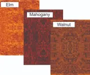 1/8 POCHER WOODGRAIN WATERSLIDE DECAL - A4 - CHOICE OF ELM / MAHOGANY / WALNUT