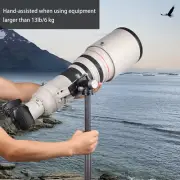 720° Monopod Gimbal Head Tilt Head for Tripod Monopod Telephoto Lens 13lb/6kg