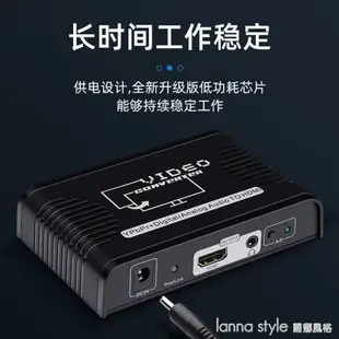 賽基色差轉HDMI轉換器ypbpr五個蓮花頭PS2WII轉HDMI電視機顯示器 城市玩家