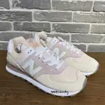 N•BRANDY NEW BALANCE 574 粉紅 復古 麂皮 經典 韓系 拼接 馬卡龍 WL574LBL