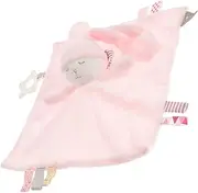 Totority Comfort Doll Newborn Towel Blanket Stuffed Animal Soother Pink Plush