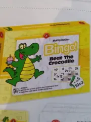Beat the Crocodile Bingo - Multiplication 6+ by Learning Can be Fun Learning Can