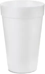 20oz Tall White Insulated Foam Drinking Cup 500pcs