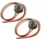 2PACK Amana Maytag Kenmore Whirlpool 4387503 Refrigerator Defrost Thermostat