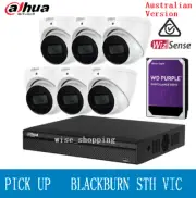 Dahua 6 x 6MP DH-IPC-HDW3666EMP-S-AUS AI Turret Kit 2.8mm with SMD 4.0 4T HDD