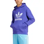 【ADIDAS 愛迪達】TREFOIL HOODY 運動 休閒 長袖 連帽T 男 - IM9398