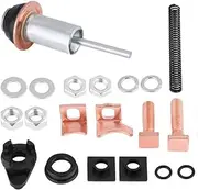 Grcfumo Starter Motor Solenoid Repair Kit, Metal Starter Solenoid Rebuild Repair kit, Starter Solenoid Rebuild Repair kit for Maintenance