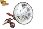 7 inch LED Headlamp Assembly by Wyatt Gatling fits Harley Davidson