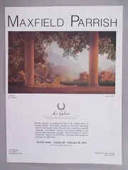 Maxfield Parrish Art Gallery Exhibit PRINT AD - 1975 ~~ Daybreak