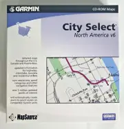 Garmin MapSource North America City Select Version 6 CDROM 2004 2 Discs
