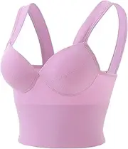 [Generic] Wireless Bra for Women Bra Vest Inside The Summer Thin with Bra Pads Bra Anti Glare Wrap Chest Maternity Strapless Bra