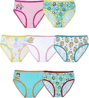 [Nintendo] Girls' Super Mario 7-Pack Underwear Available in Size 4, 6, and 8