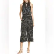 NWT Ted Baker Marcila Hazel High Neck Wide Leg Sleeveless Jumpsuit 0/US 2